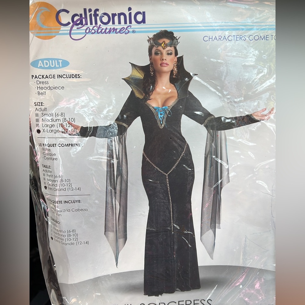 NWT Evil Sorceress costume womens size XL